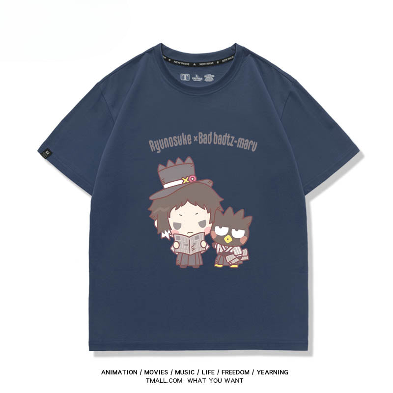 Women's Anime Print Cotton Summer T-shirt