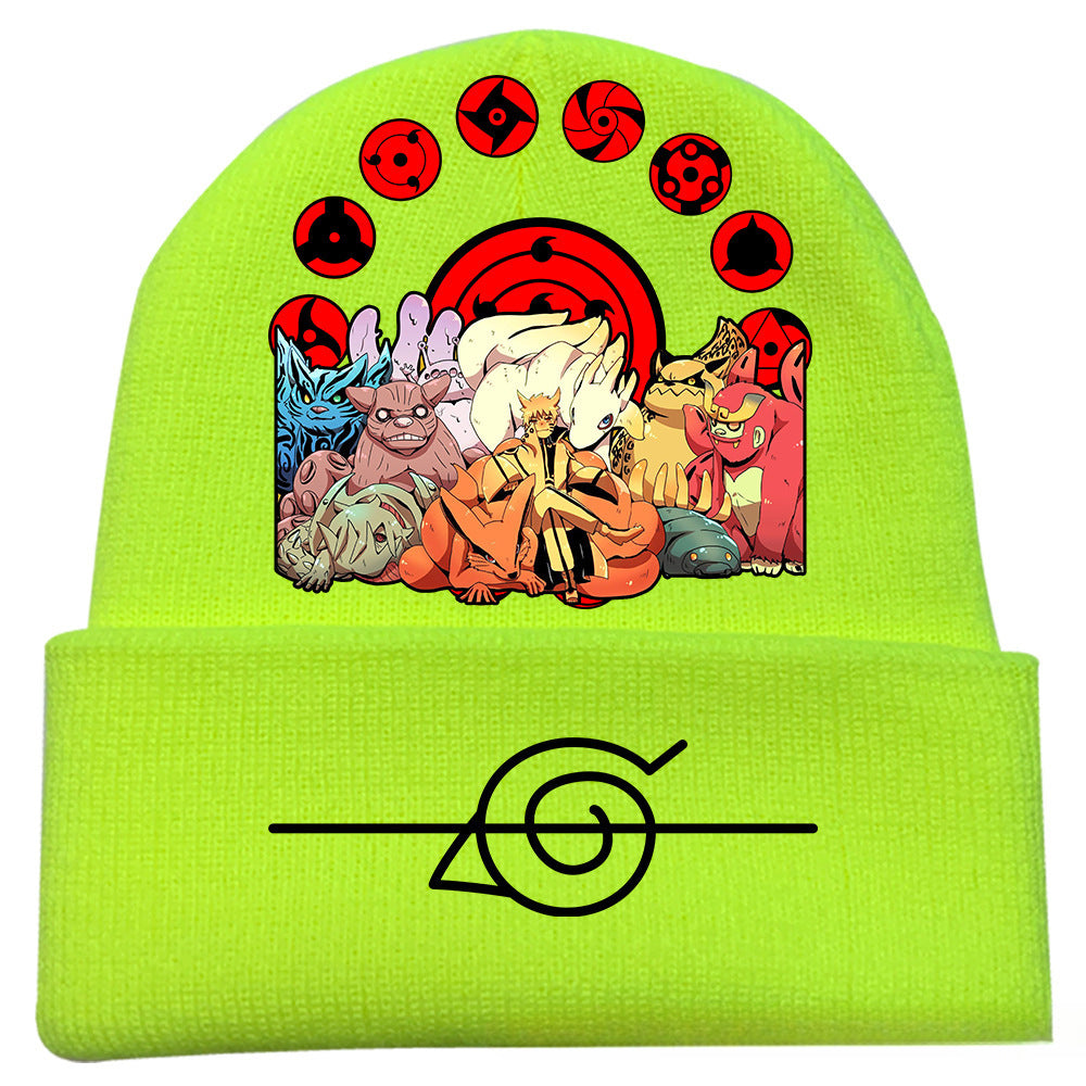 Casual Anime Printed Beanie