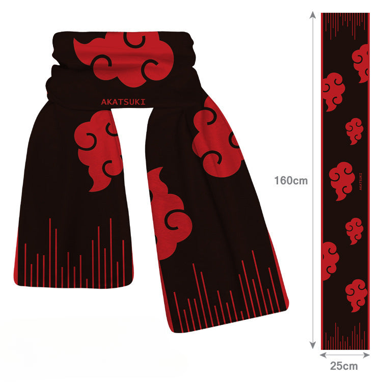 Trendy Anime Soft Plush Scarf