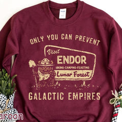 Ewok Endor Pattern Printed Sweatshirt