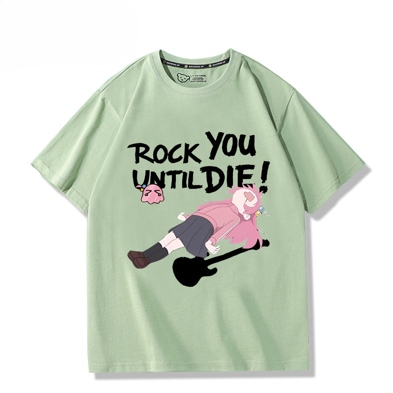 Funny Anime Graphic Short Sleeve T-Shirt
