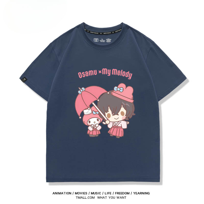 Women's Anime Print Cotton Summer T-shirt