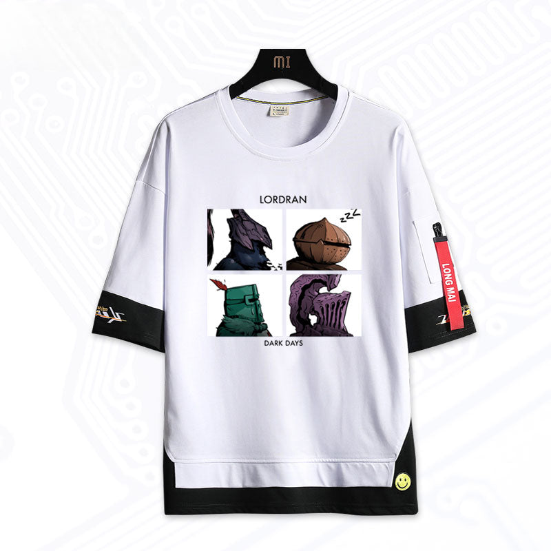 Men's Game Graphic Print Loose T-Shirt