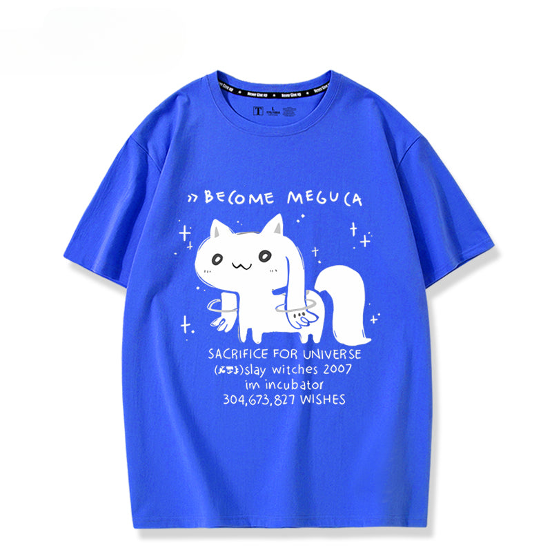 Women's Cotton Anime Short-sleeved T-shirt