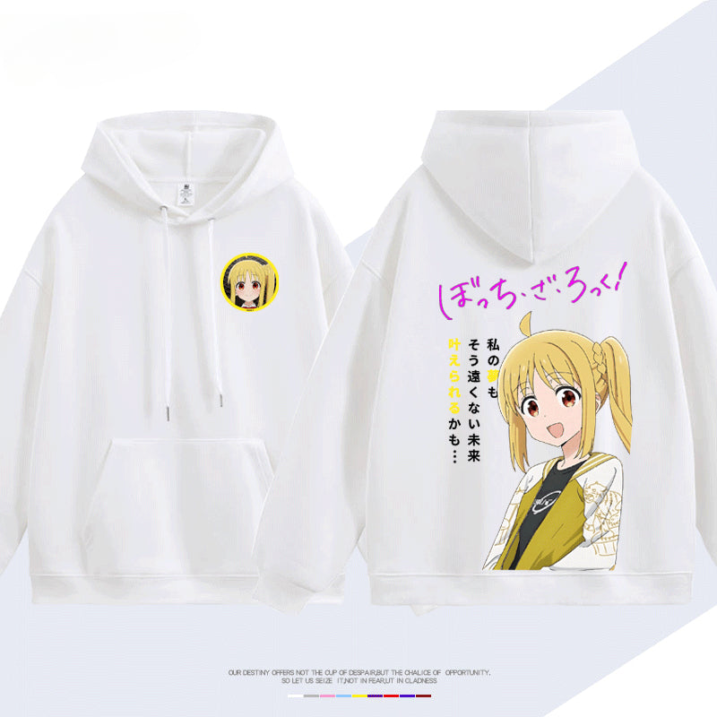 Unisex Anime Hitori Cotton Casual Hoodie