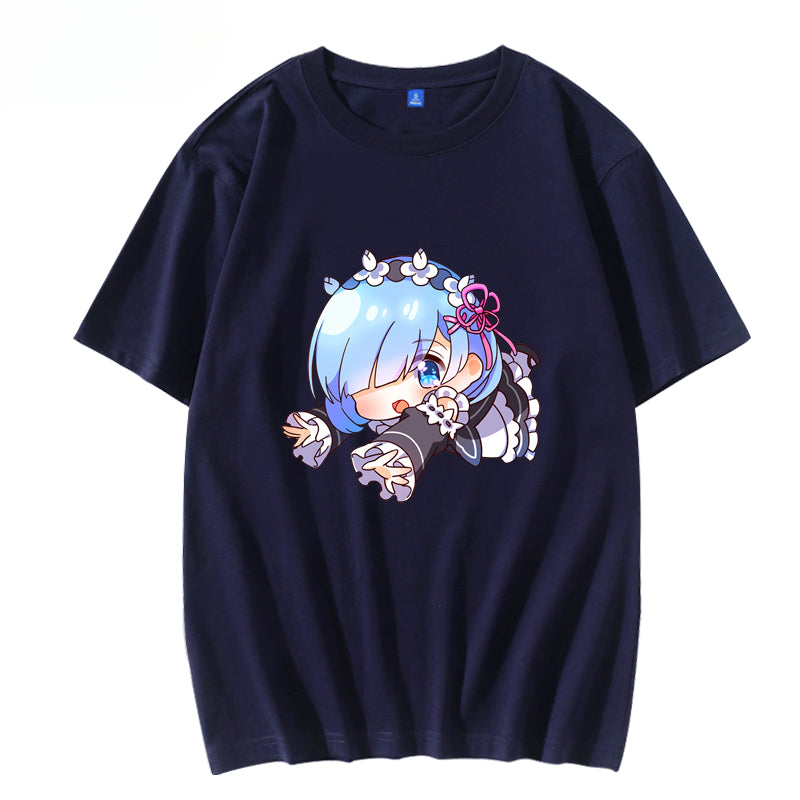 Rem Anime Short-sleeved T-shirt