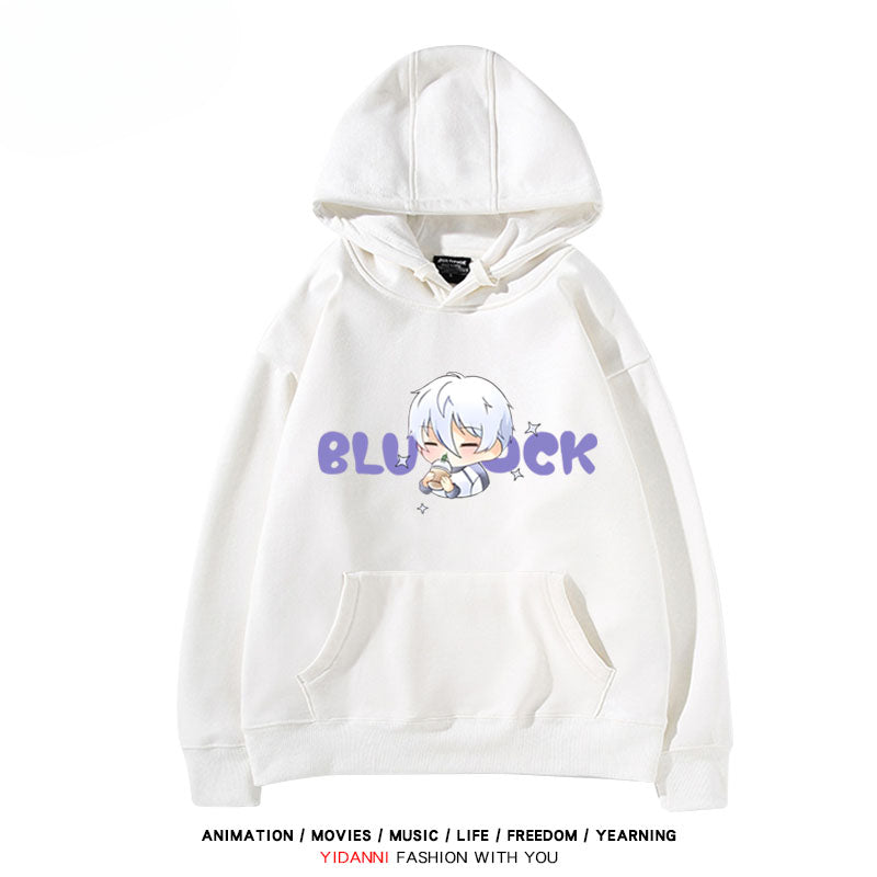 Cute Anime Graphic Print Pullover Hoodie