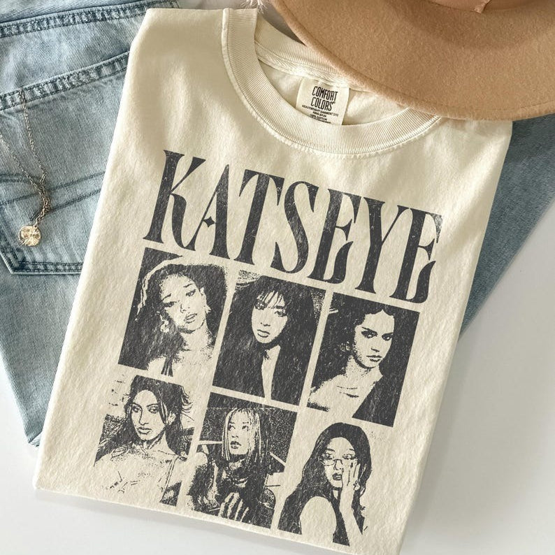 Vintage Katseye Graphic Aesthetic Tee