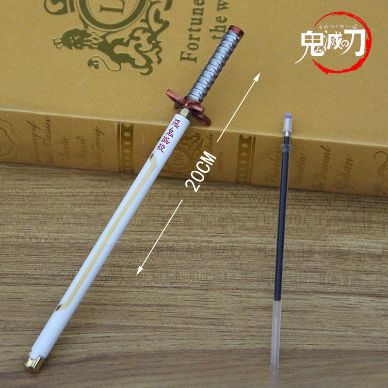 Cool Anime Sword Model Metal Gel Pen