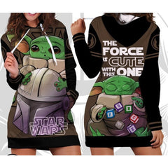 Chic Girls Cosplay 3D Long Hoodie