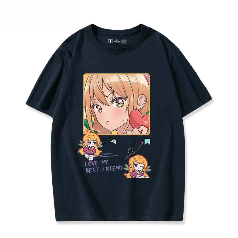 Unisex Anime Pattern Short Sleeve T-Shirt