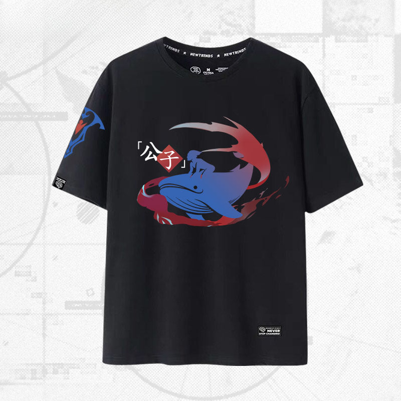 Unisex Game Graphic Cotton Short-sleeved T-shirt