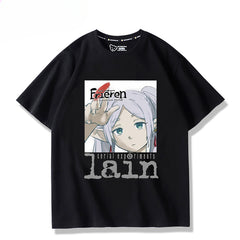 Unisex Anime Print Short-sleeved T-shirt