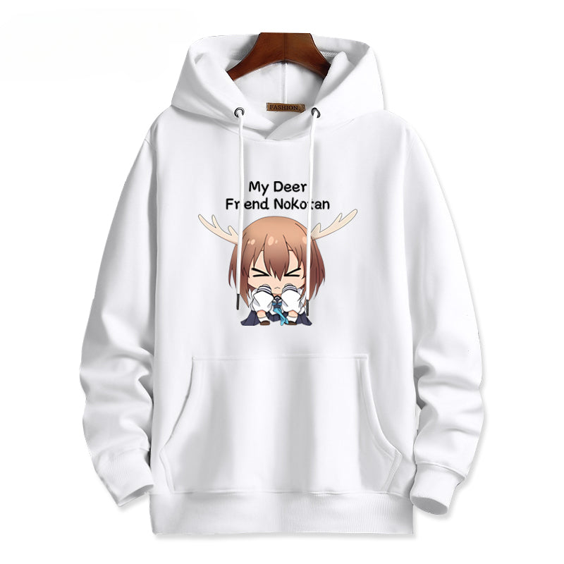 Women's Anime Graphic Print Loose Hoodie