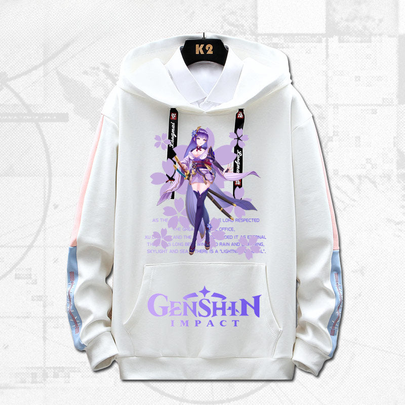 Men's Game Graphic Print Loose Hoodie