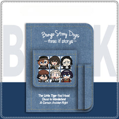 Dazai Anime Denim Notebook