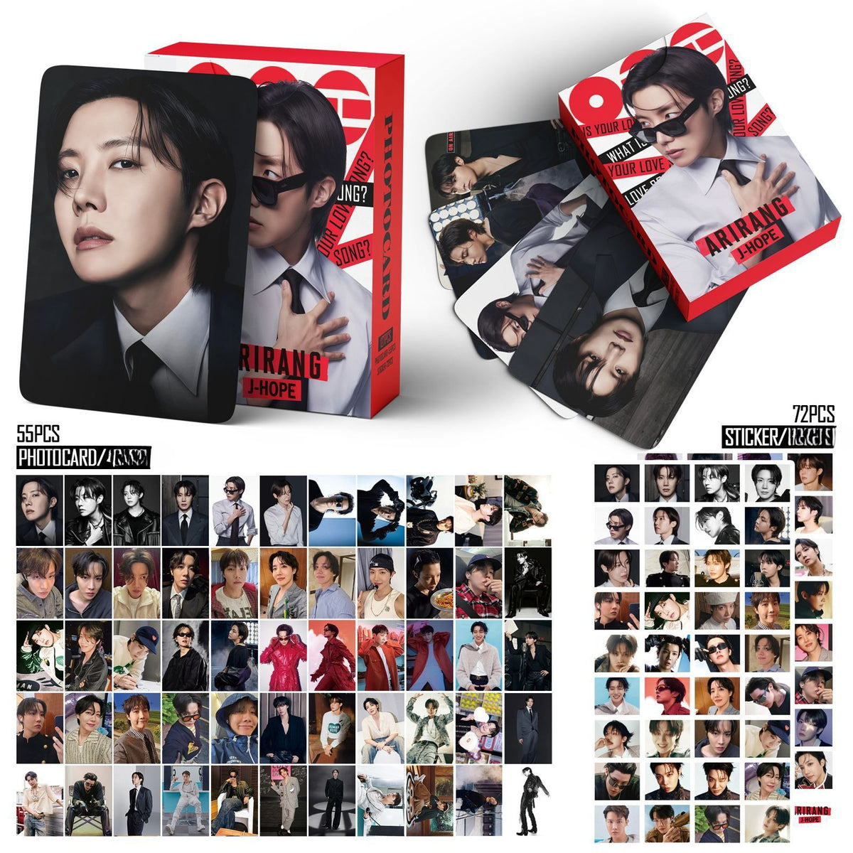J-HOPE ARIRANG Personal Photocard Stickers