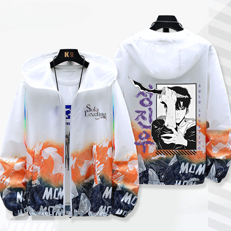 Unisex Casual Anime Thin Sunscreen Jacket