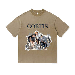 MARTIN JAMES JUHOON Group Print T-shirt