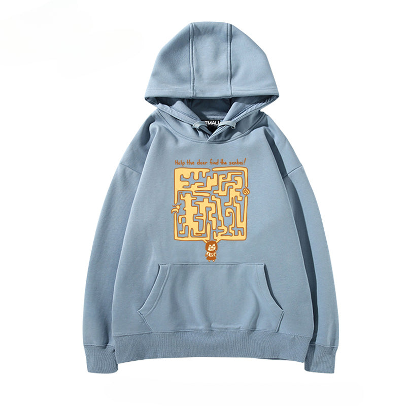 Women's Anime Graphic Pullover Hoodie
