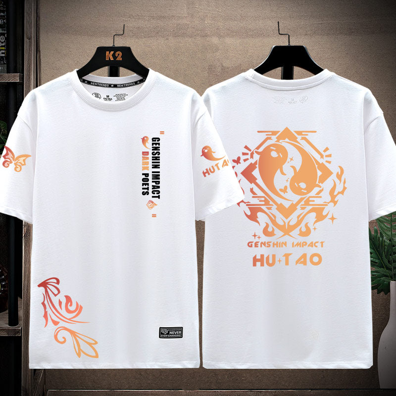Unisex Game Pattern Cotton T-Shirt
