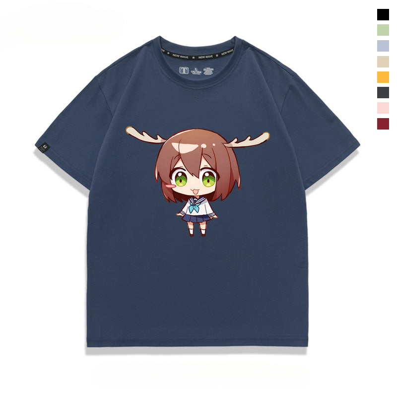 Unisex Anime Cos Short-sleeved T-shirt