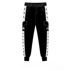 Men's Anime Sports Casual Loose Pants