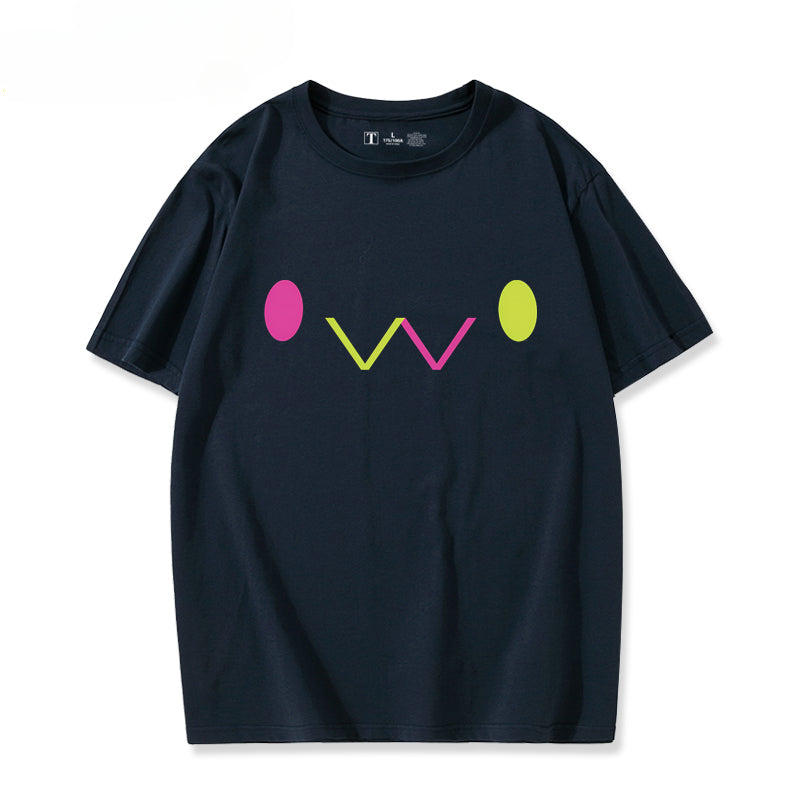 Girls' Vtuber Anime Cos Short-sleeved T-shirt