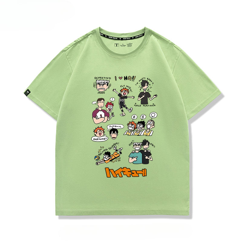 Hinata Anime Loose Short Sleeve T-Shirt