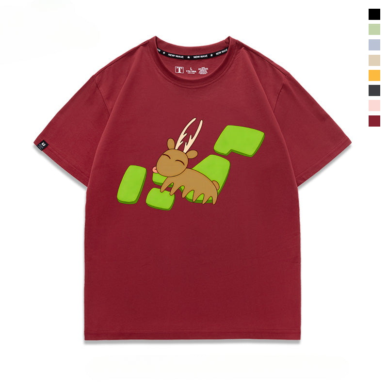 Unisex Anime Cos Short-sleeved T-shirt