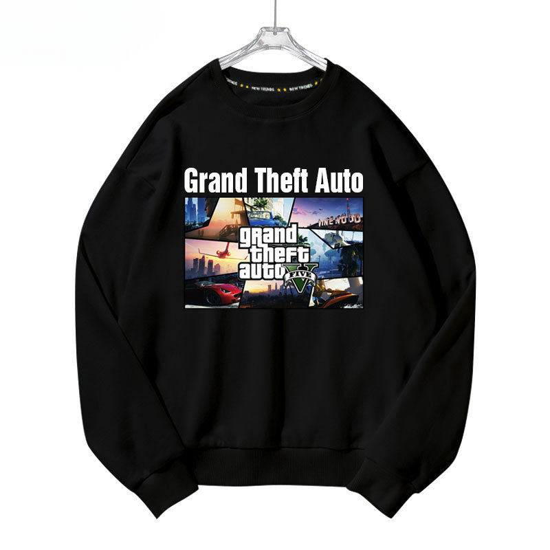 Game Crew Neck Pullover Sweatshirt