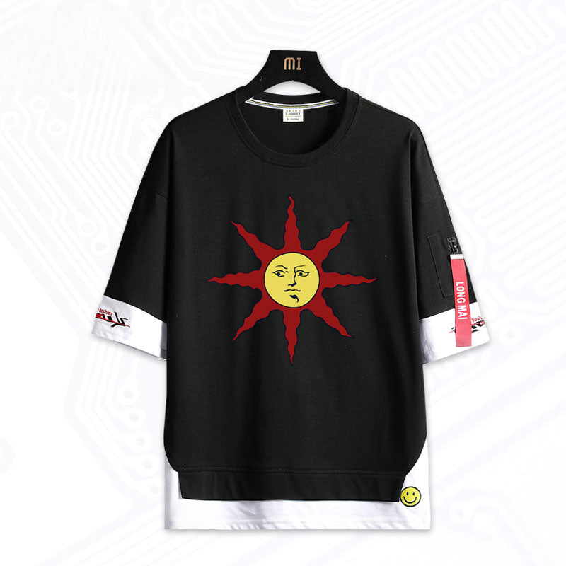 Men's Game Graphic Print Loose T-Shirt