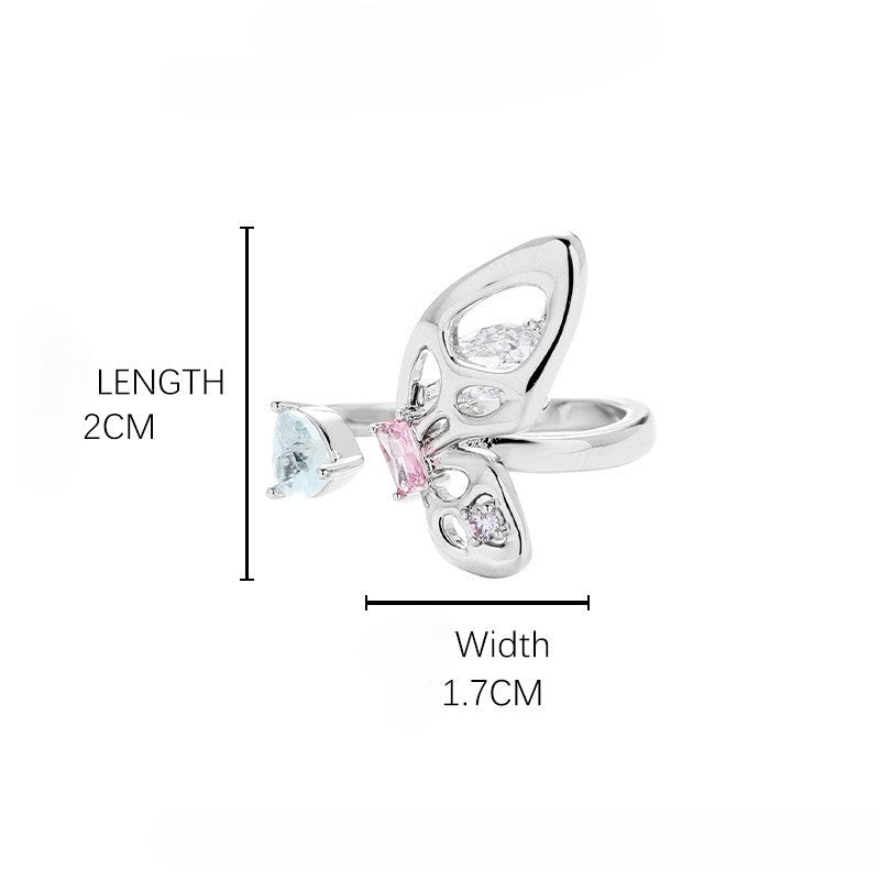Retro Zircon Game Cos Ring