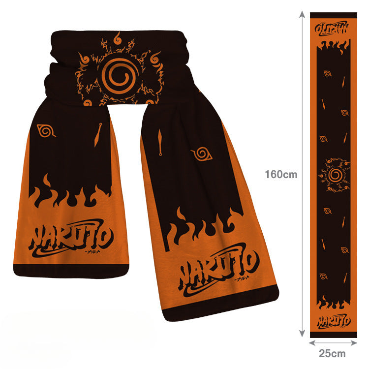 Trendy Anime Soft Plush Scarf