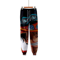 Casual Trendy Zoro Digital Print Loose Pants