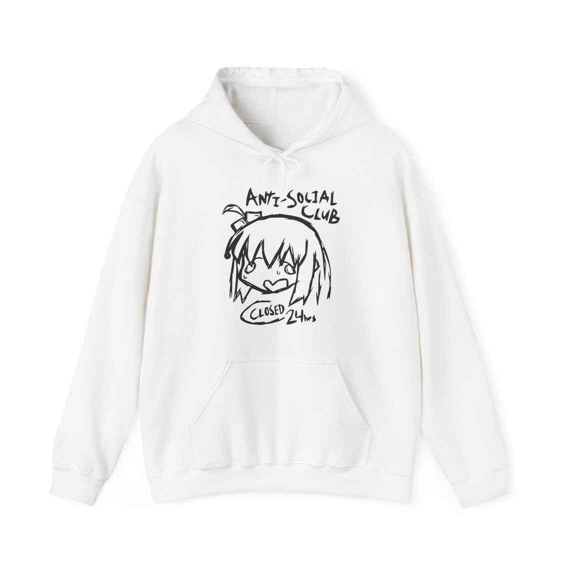 Bocchi Anti-Social Printed Hoodie