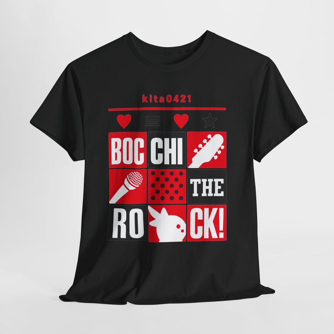 Kessoku Band Printed Crewneck Tee
