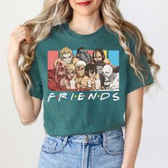 Vintage Friends AOT Funny T-shirt