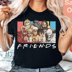 Vintage Friends AOT Funny T-shirt