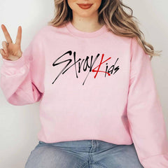 SKZ Logo Printed Crewneck Sweatshirt Gift