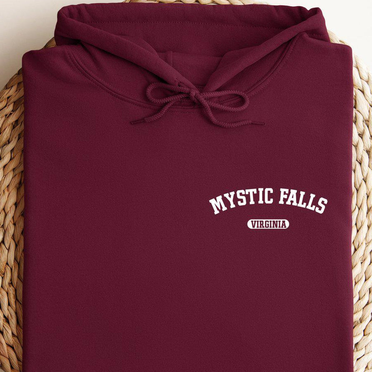 Mystic Falls Virginia Printed TVD Hoodie