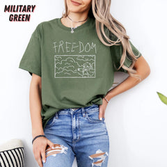 AOT "Freedom" Unisex Anime Tee