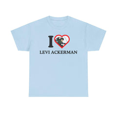 I Love Levi Ackerman Unisex Anime Tee