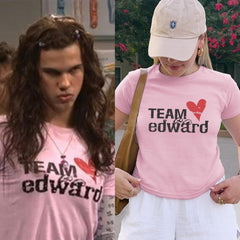 Team Edward Printed T-shirt