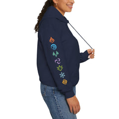 GI Elements Sleeve Print Gamer Hoodie