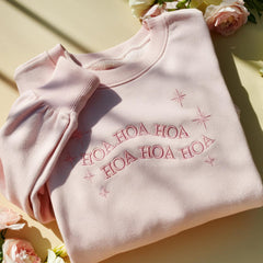 Funny HOA Meme Embroidered Crewneck Sweatshirt