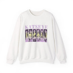 Vintage Katseye Graphic Crewneck Pullover Sweatshirt