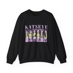 Vintage Katseye Graphic Crewneck Pullover Sweatshirt
