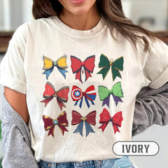 Avengers Inspired Coquette Bow Tee
