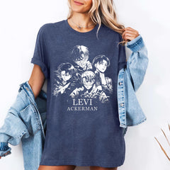 Levi Ackerman Unisex Anime T-shirt
